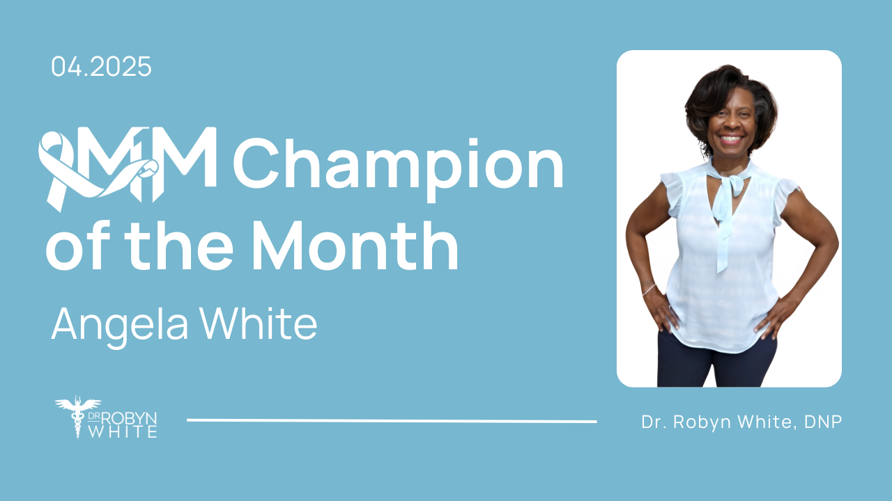 1MM Champion of the Month - Angela White | Dr. Robyn White